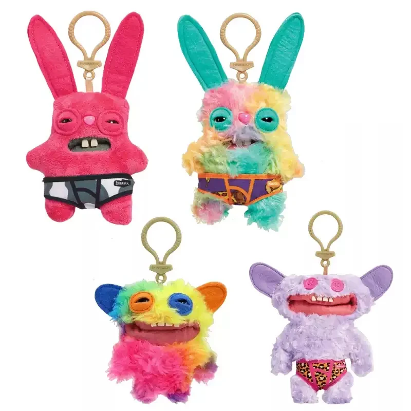 

Genuine Fuggler Official Underwear Series Pendants Trendy Plush Doll Keychain Adorable Tooth Monster Schoolbag Charm Accessory