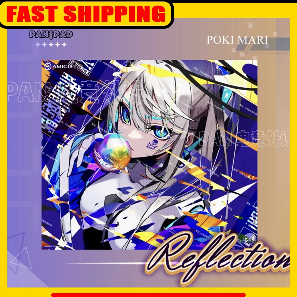 

amicis X Reflection Glass Mousepad Duplicate Edition Mouse Pad Smooth Gaming Mousepad 490x420mm 5 PC Gamer Accessory Valorant