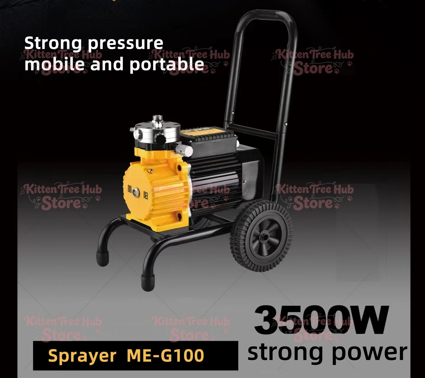 Wall Painting Machine High Pressure Heavy Duty Airless Sprayer Spray Machine