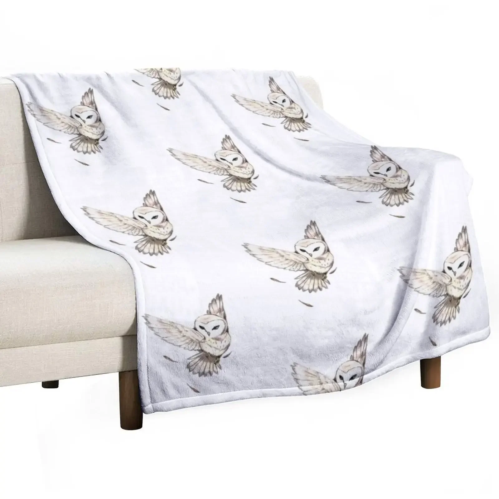 Hedwig Cartoon Wizard Sticker Throw Blanket Plaid Sofa Thermals For Travel Blankets