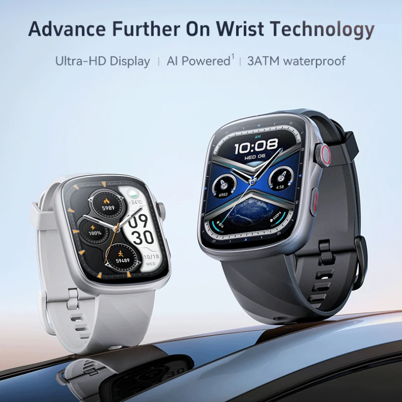 GTS10 Smartwatch, KI-Schlafanalyse, wasserdicht, Herzfrequenz, Blutdruck, Anrufarmband, Geschenk für Männer und Frauen für iOS und Android