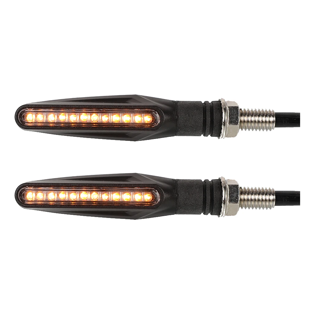 Universal For CF MOTO CF625 ZFORCE 500 600 FOR Gilera GP 800 Runner 200 125 Motor Flashing Turn Signal Light 12 LED lights PART