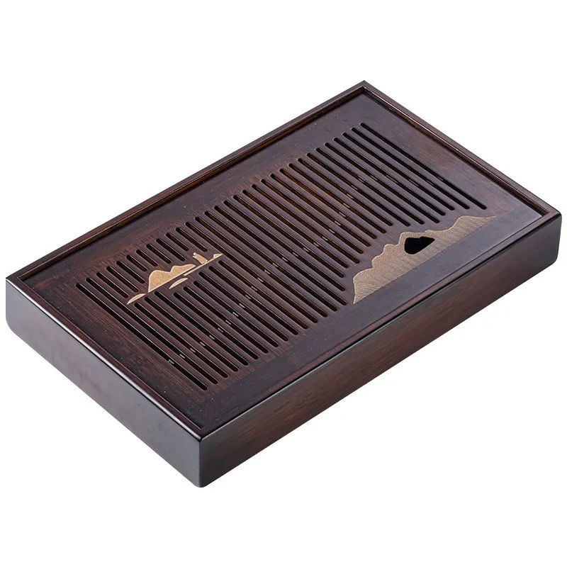 Nanzhu Bamboo Tea Tray Water Storage Tea Table Kung Fu Teaware  Sea Tea Serving Tray