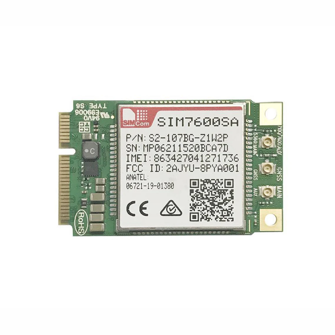 HAISEN SIM7600SA Multi-band LTE-FDD-TDD HSPA+ UMTS EDGE GPRS 4G LTE Module SIMCOM SIM7600SA LCC NSS GSM Module Communication