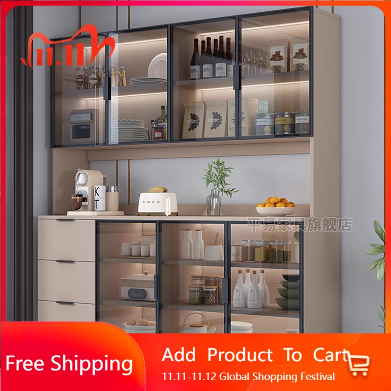 

Partitions Designer Bar Cabinet Restaurant Kitchen Shelves Wine Cabinet Mobile Nordic Luxury Display Estante Trendy Furniture