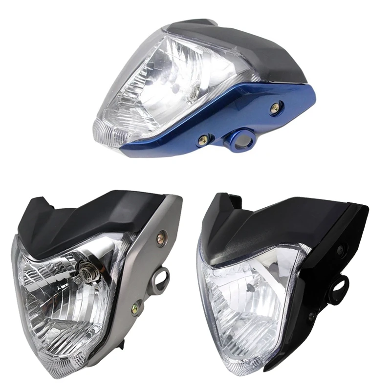 Motorcycle Headlight Head Light With Bulb Bracket Assembly For Yamaha FZ16 YS150 FZER150 Head Lamp Light