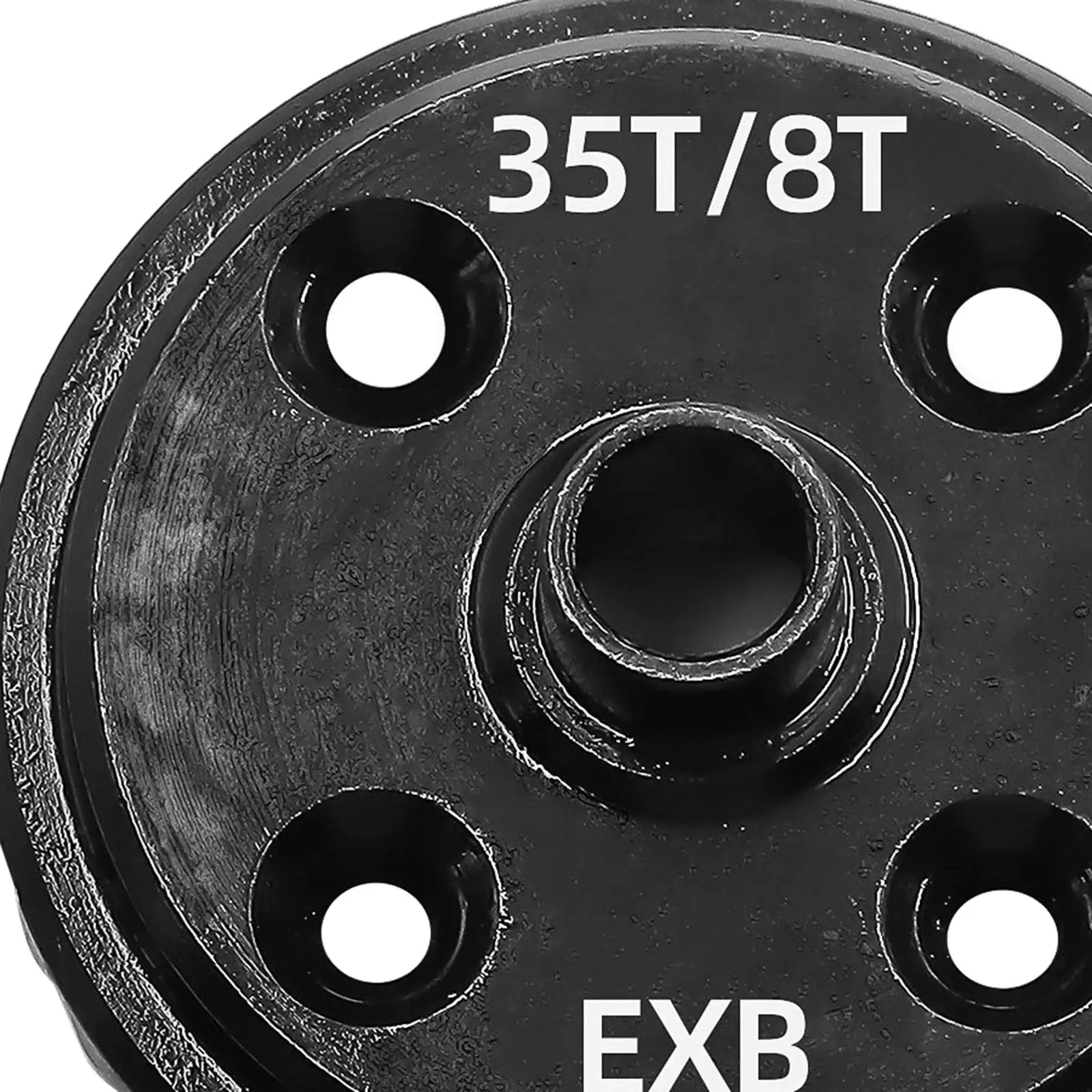 Differential Gear 35T and 8T Supplies Spare Parts Professional Sturdy Alloy Steel Black RC Car Bevel Gear for 1/8 Kraton Exb