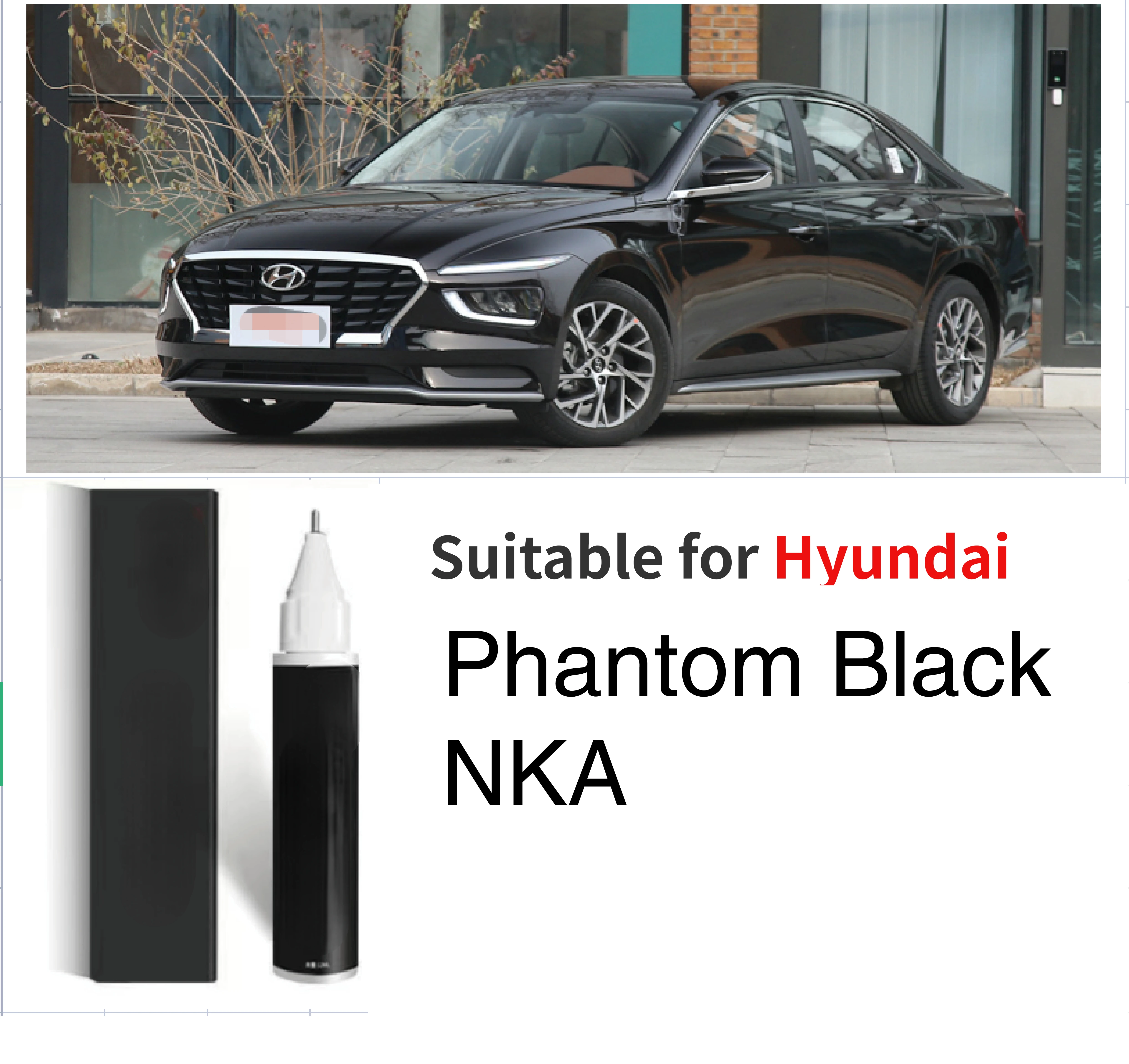 Suitable for Hyundai Paint repair for scratch  Phantom Black NKA Jazz  TB9 Ebony Black 2F night black NB9 repair tool