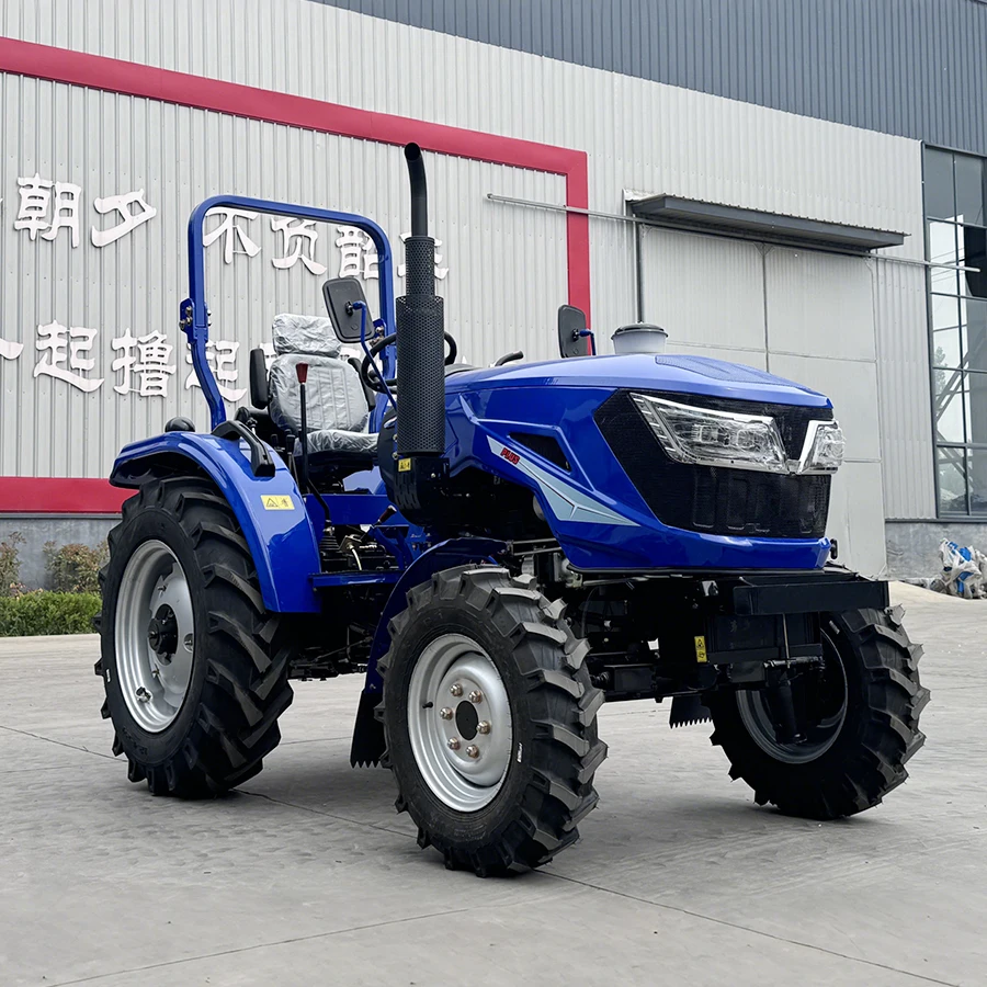Free Shipping 4WD Farm Tractor Euro 5 CE EPA Diesel Agricultural Tractor Hydraulic Compact Wheel Tractor  Customized