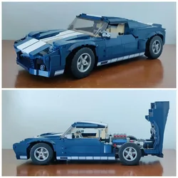 NEW Creative Expert MOC GT Super Sports Cars GT40 MOD Ford 10265 Mustangs Set Fords Building Blocks Model DIY Bricks Toys Gifts