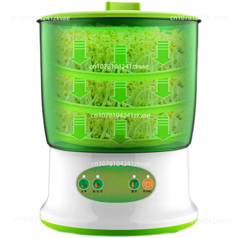 

Intelligent Bean Sprouts Maker Thermostat Green Vegetable Seeds Growth Bucket Automatic Electric Sprout Buds Germinator Machine