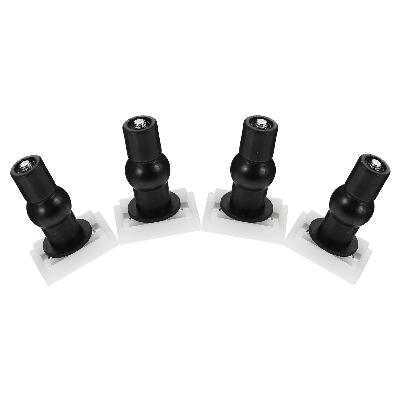

4pcs Durable Toilet Lid Fixing Hinge Stainless Steel Install Long Lasting Toilet Cover Fitting For Wood Plastic Metal