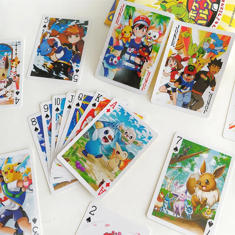 Pokémon cards, cute entertainment card Board game card ornaments creative gifts anime characters kawaii birthday