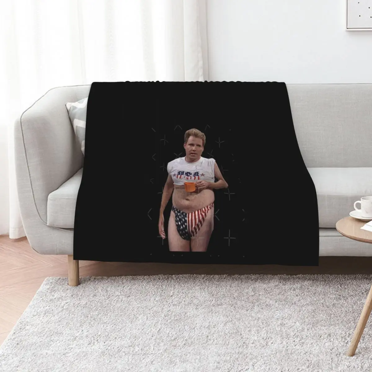 Will Ferrell - 4th of July - SNL Classic Throw Blanket Custom Weighted blankets ands Extra Large Throw for sofa Blankets