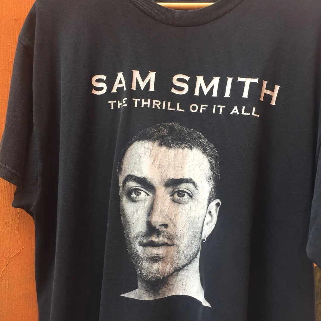 

Hot Sam Smith Gift For Friends Black T-Shirt Cotton S-234XL