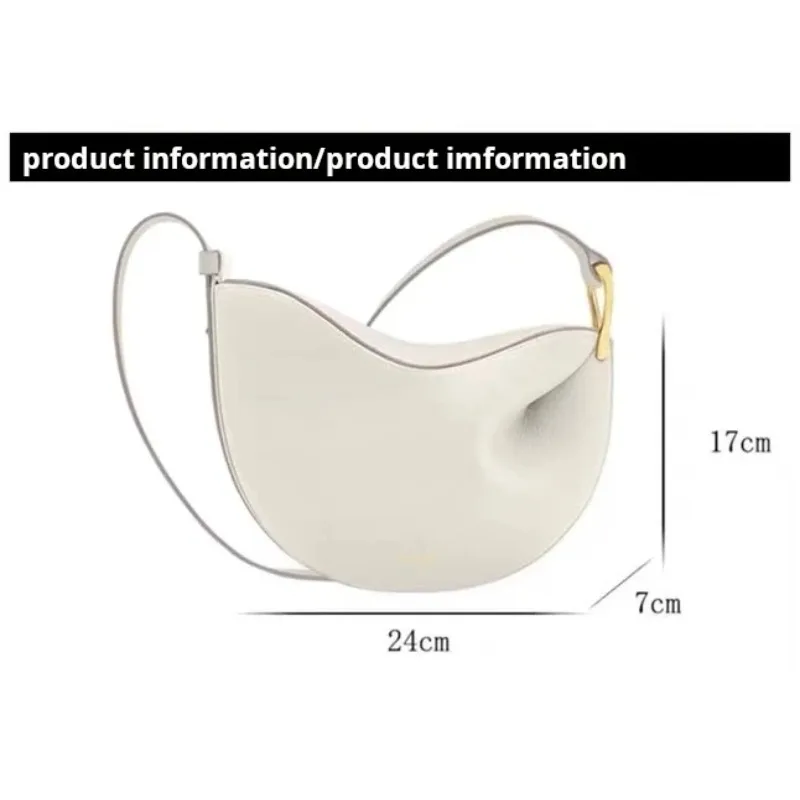 Nouveau sac fourre-tout en forme de pois de haute qualité adapté aux femmes. Conception innovante sous les bras avec des bretelles simples en cuir pour femme