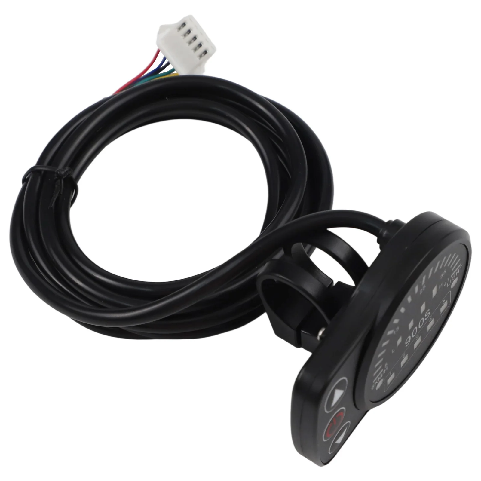 Bicycle Riding Electric Bicycle Meter 53*70mm Automatic Voltage Recognition Battery Charge Indicator Customizable Gear Settings