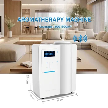 NAMSTE 호텔 향기 디퓨저 가전 제품 공기 청정기 에센셜 오일 디퓨저, 블루투스 룸 향기, 전기 금속, 500 m³ 