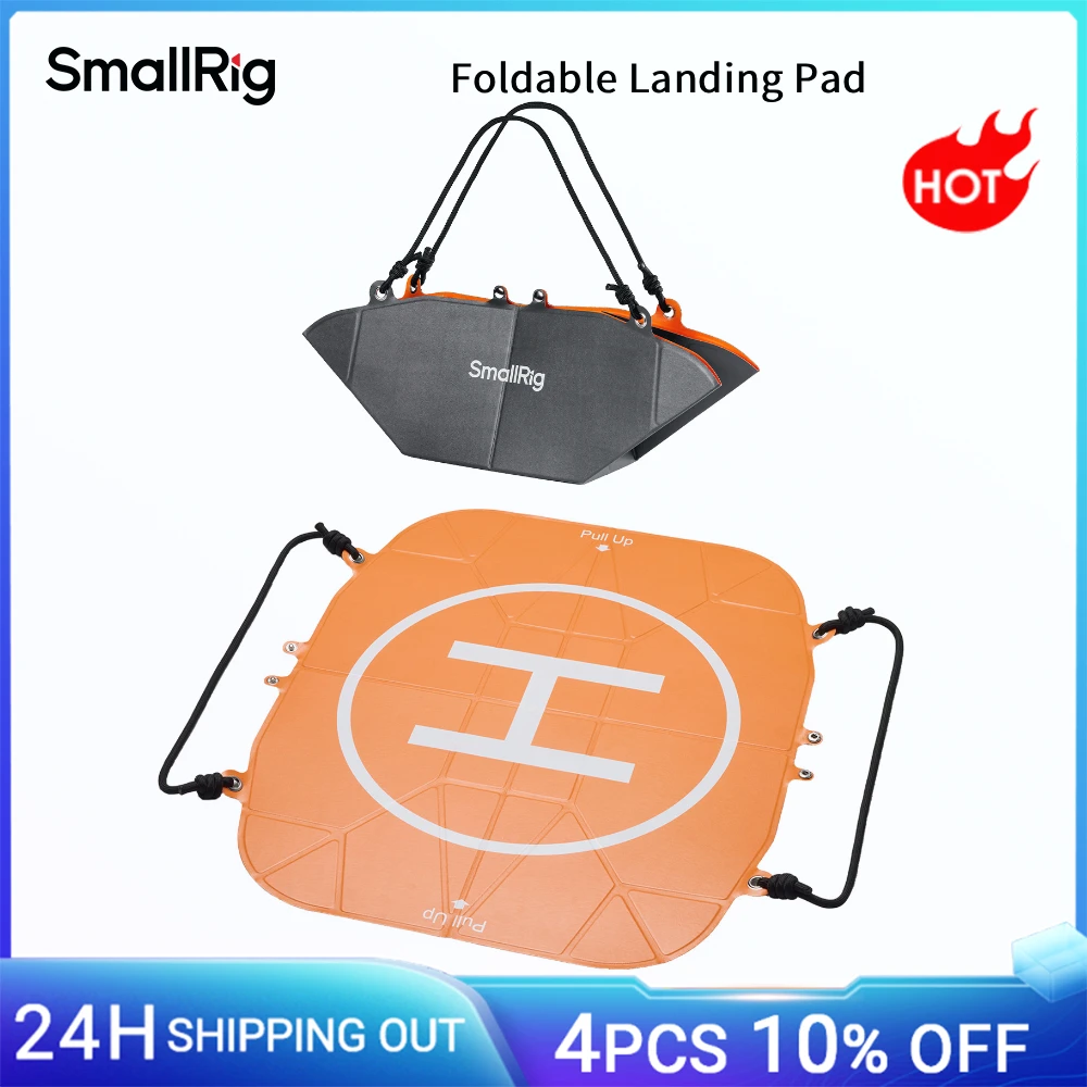 SmallRig Faltbare Landeplattform Tragbar mit Leuchtenden Aufklebern für DJI Consumer Drohnen-Serie Mini Neo Air Avata -5936