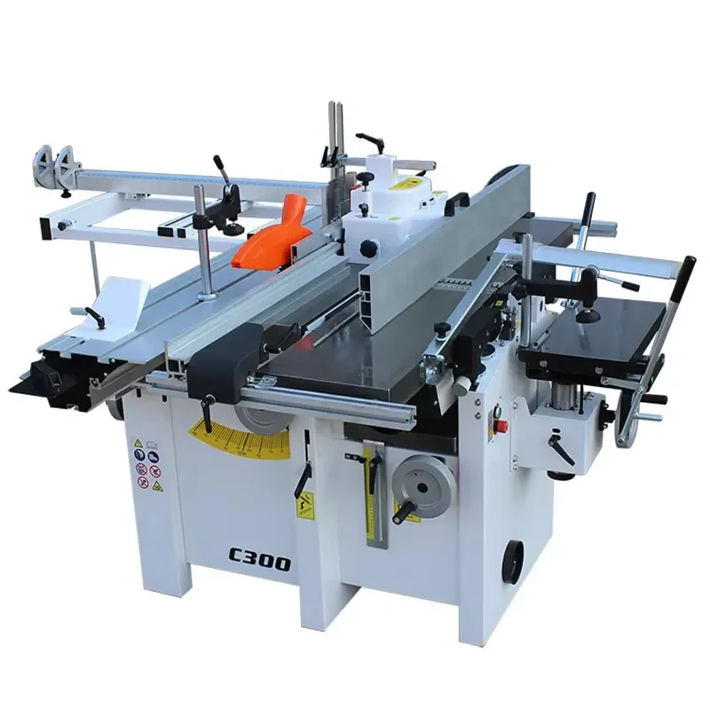 C300 5 in 1 Table Multi Functional Precision Combined Universal Woodworking Machine C300 Planer Thicknesser Motiser Shaper