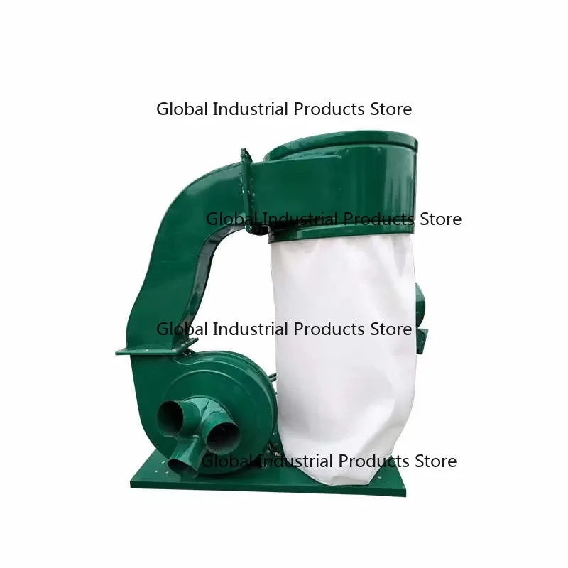 Dual-Bag Cyclone Dust Collector Motor Vacuum Cleaner for Woodworking Engraving Machinery 1100W 1.5HP 220V with Hose And Nozzle