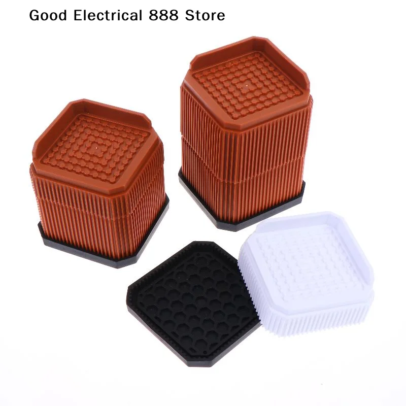 1Pcs Professional Heavy-Duty Furniture Foot Pad Non-slip Adjustable Bed Lifter Square Bed Lifts Risers Home Desk Sofa Chair Legs