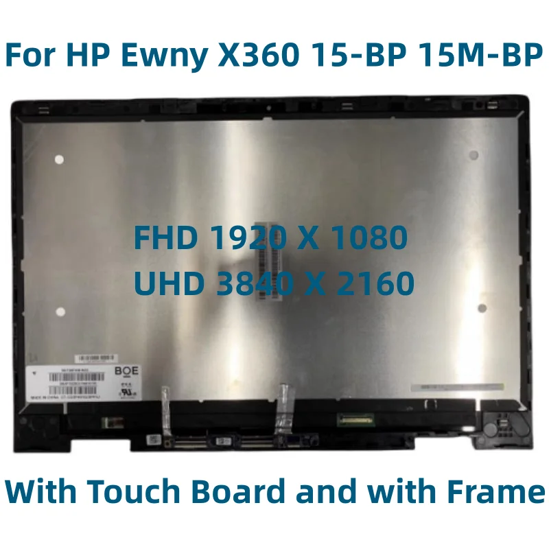 شاشة LCD تعمل باللمس محول الأرقام الجمعية مصفوفة ، عرض ل HP ENVY x360 ، 15-bp ، 15M-BP ، 15m-bp111dx ، 15m-bp112dx ، 15-BP ، TPN-W127 ، 15.6"