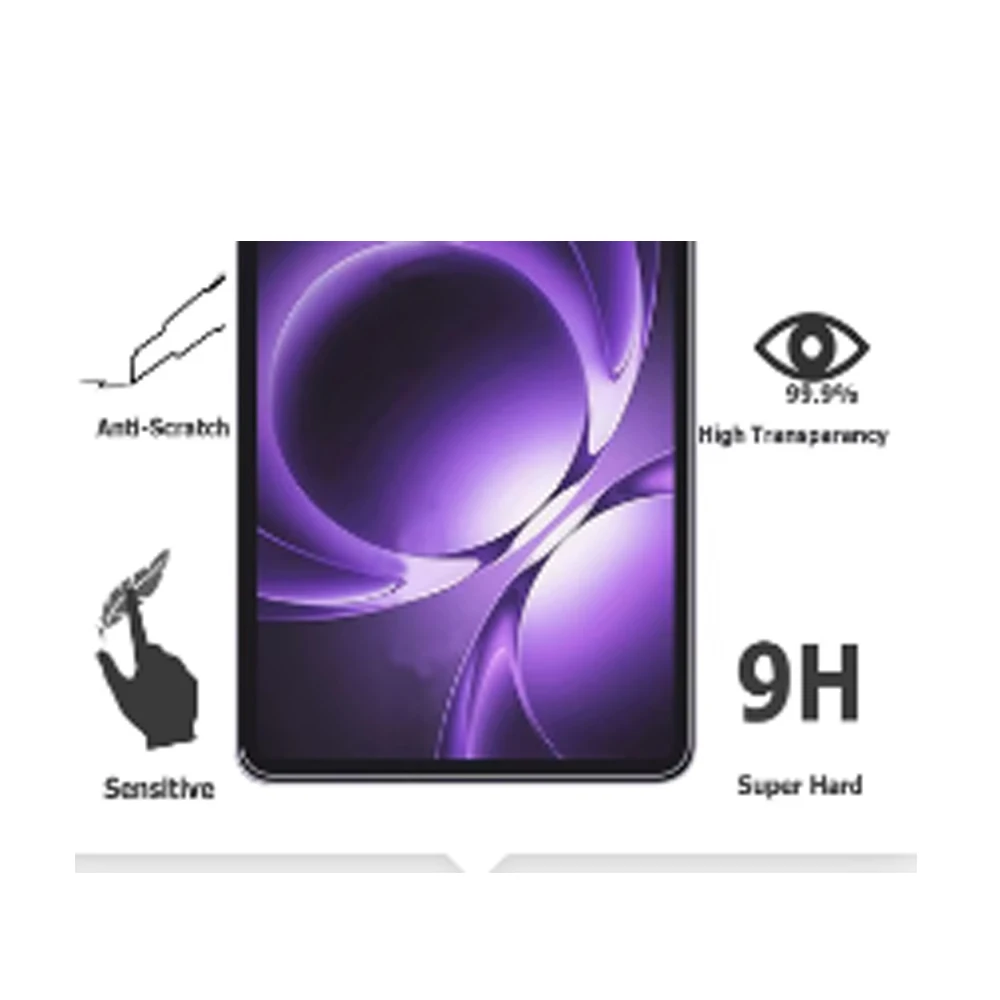 

2PCS Tempered Glass Film For Redmi K Pad Screen Protector HD 9H Hardnes Anti-Scratch Explosion-Proof Shockproof Anti-Fingerprint