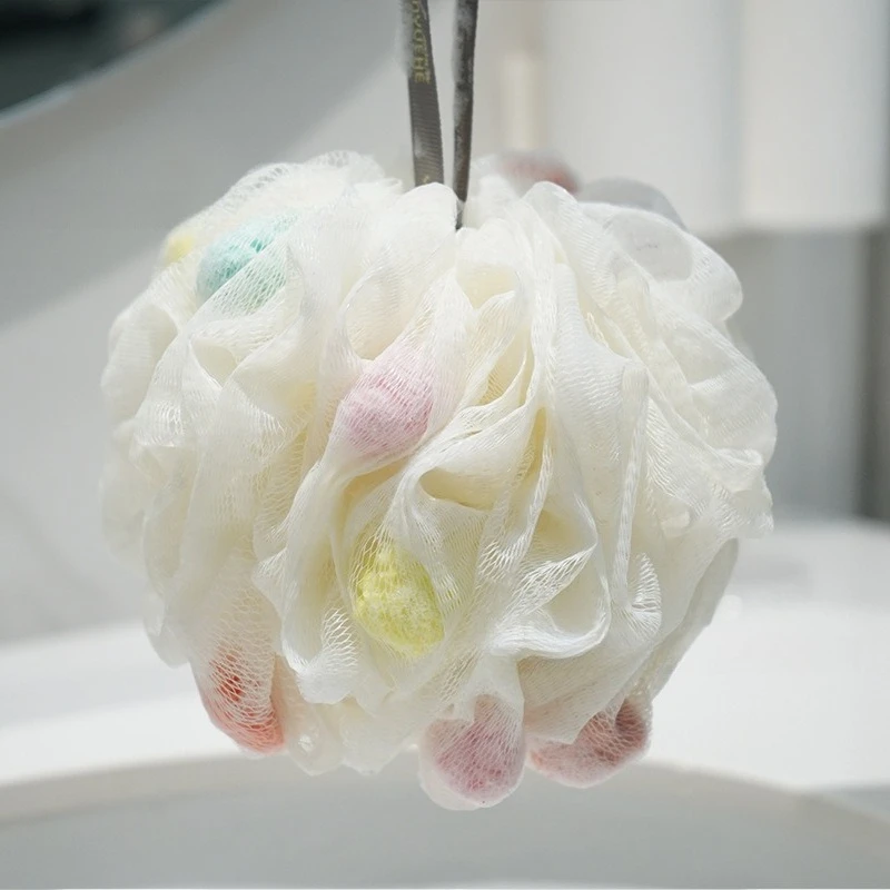 Household Exfoliating Back Scrub Strap Bath Towel for Adults Soft Shower Sponge Durable Body Cleaning Bathroom Supply