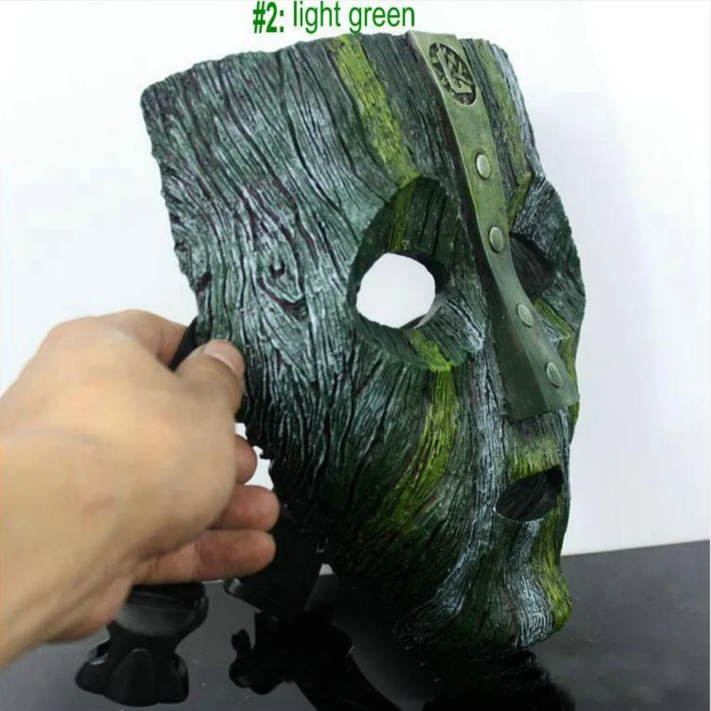 Halloween Loki Resin Masks Jim Carrey Venetian Mask The God of Mischief Masquerade Replica Adult Children Cosplay Costume Props