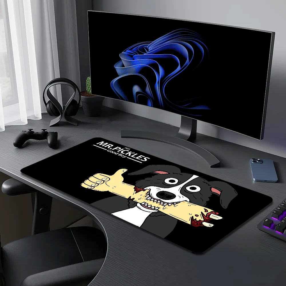 Mr P-Pickles Mouse Pad Large Desk Mat Keyboard Ergonomic Office Rubber PC Non-slip Anti-fray Home Custom