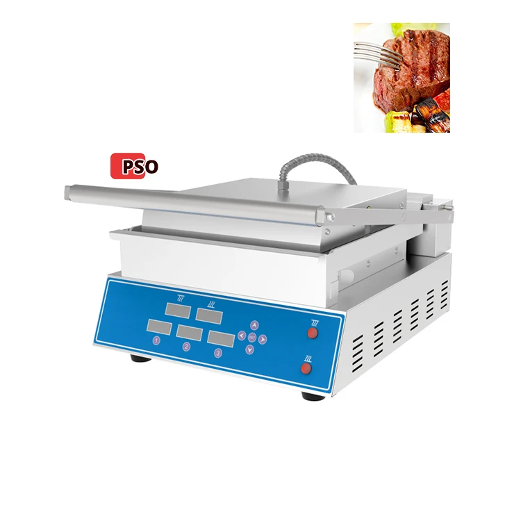 

Commercial Griller Machine Sandwich Maker Gas Electric Grills & Electric Griddles Burger Panini Grill