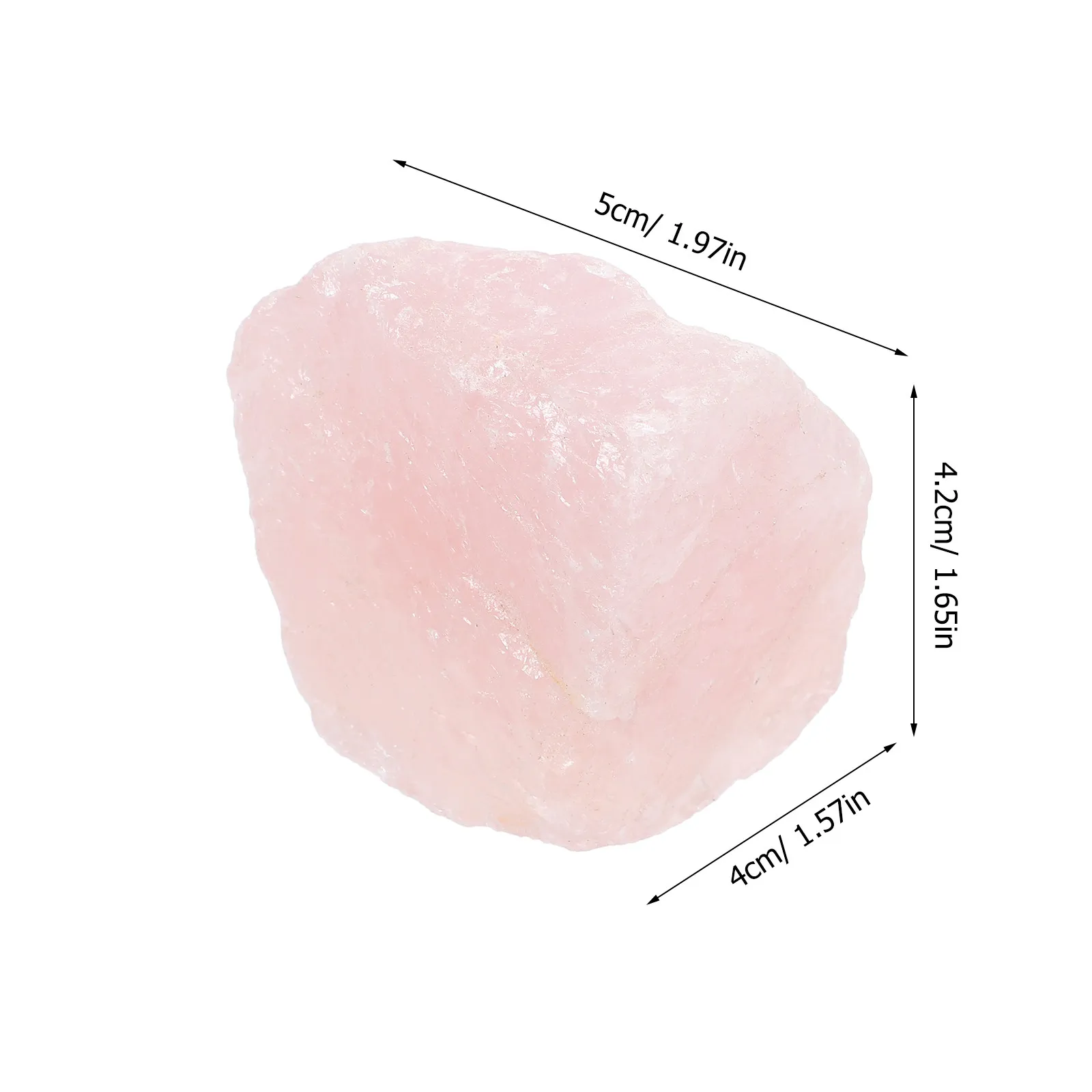 Natural Raw Crystal Quartz Specimen Ornament Decorative Rough Stone For Home Office Decor Aesthetic Crystal