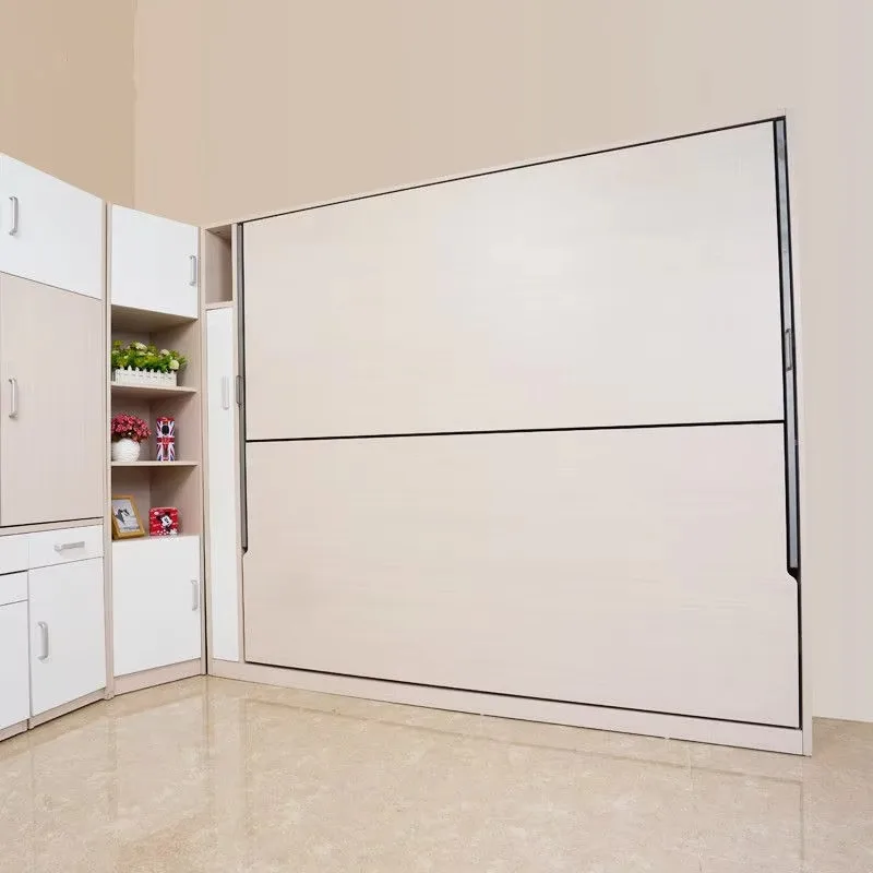 Folding Invisible Wall Bed: Double-deck Student Bunk-in-one, Hidden Double Parent-child Bed For Small Spaces