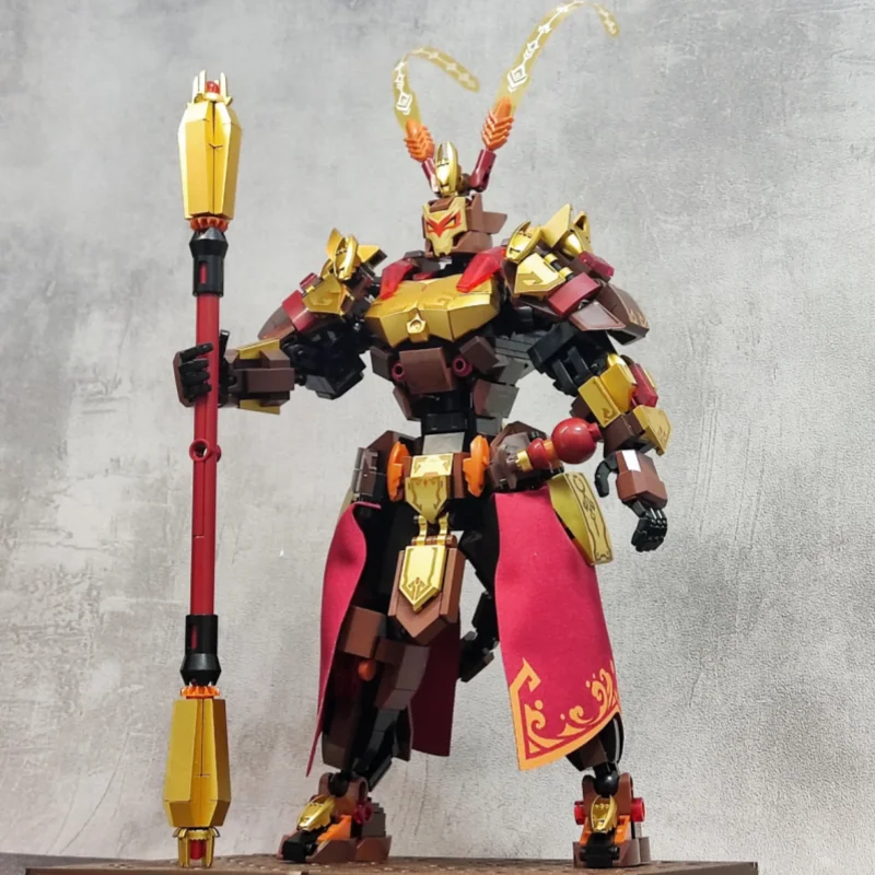 

Sembo Block Sun Wukong Mecha Building Block 750 Pcs 106009 Great Sage Transforming Mecha Model Collectible Toy For Adult Hobby