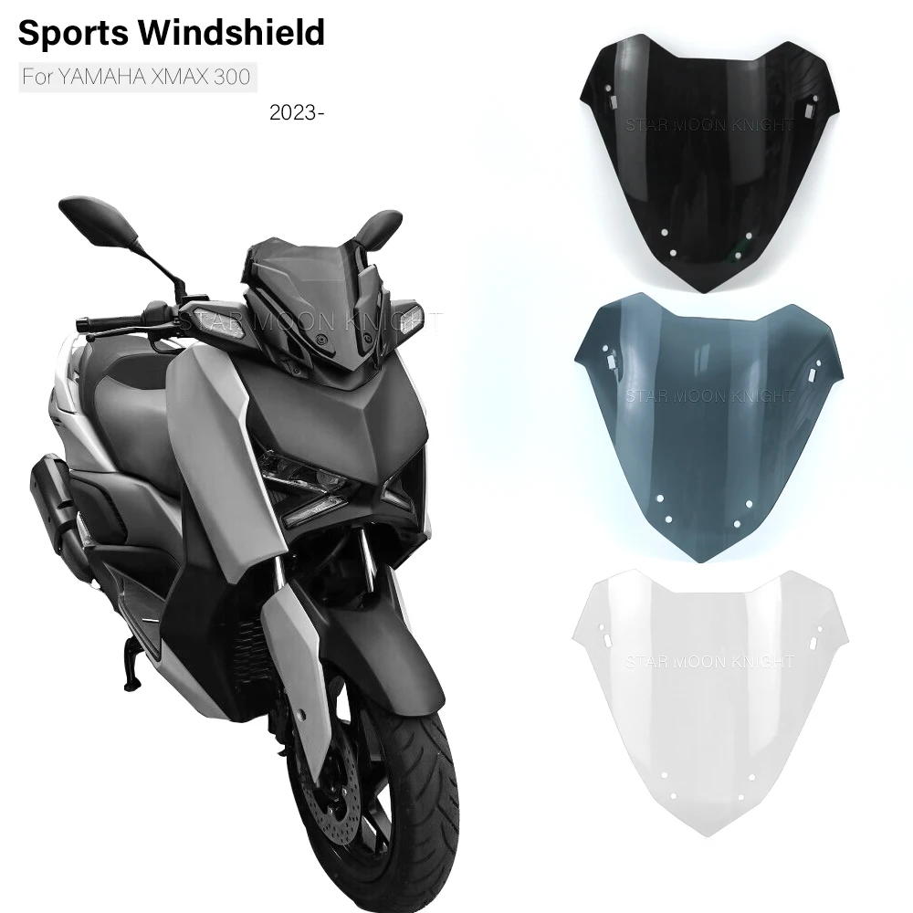 

Wind shield Deflector For Yamaha XMAX300 XMAX 300 2023- Sport Wind Screen Protection Windshield Fairing Accessories