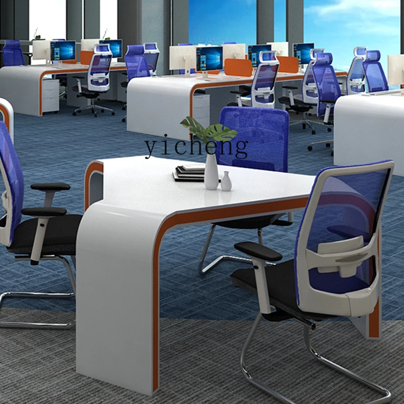 YFY  small leisure reception negotiation table exhibition hall sales triangle office table and chair meeting combination