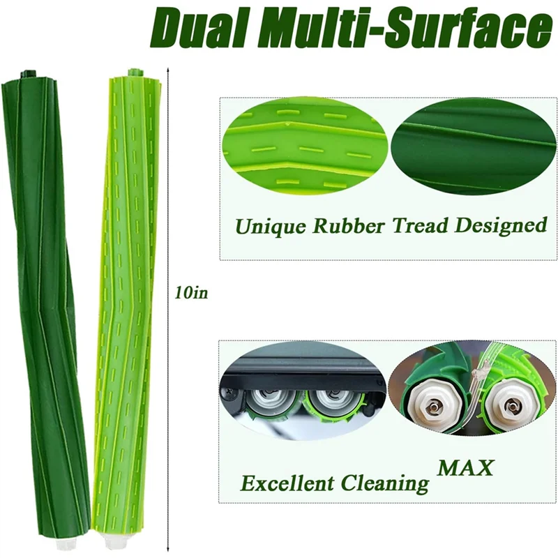 مجموعة فرش دوارة لقطع الغيار عالية الجودة لـ Irobot Roomba S9 (9150) S9+ S9 Plus (9550)، ملحقات أجزاء المكنسة الكهربائية