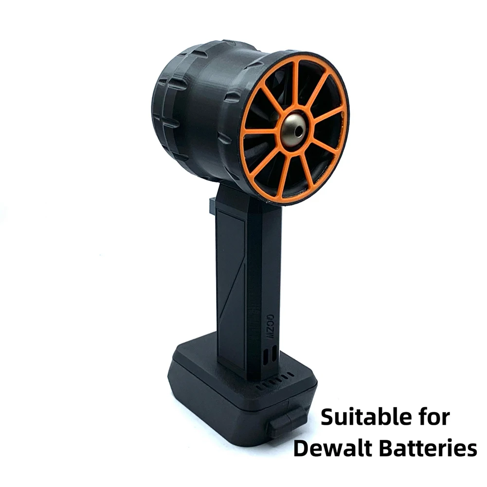 XL Turbo Jet Fan 2200g Thrust Handheld Ducted Fan 64mm Brushless Motor Rechargeable for Dewalt/Makita/Milwaukee 18/21V Batteries