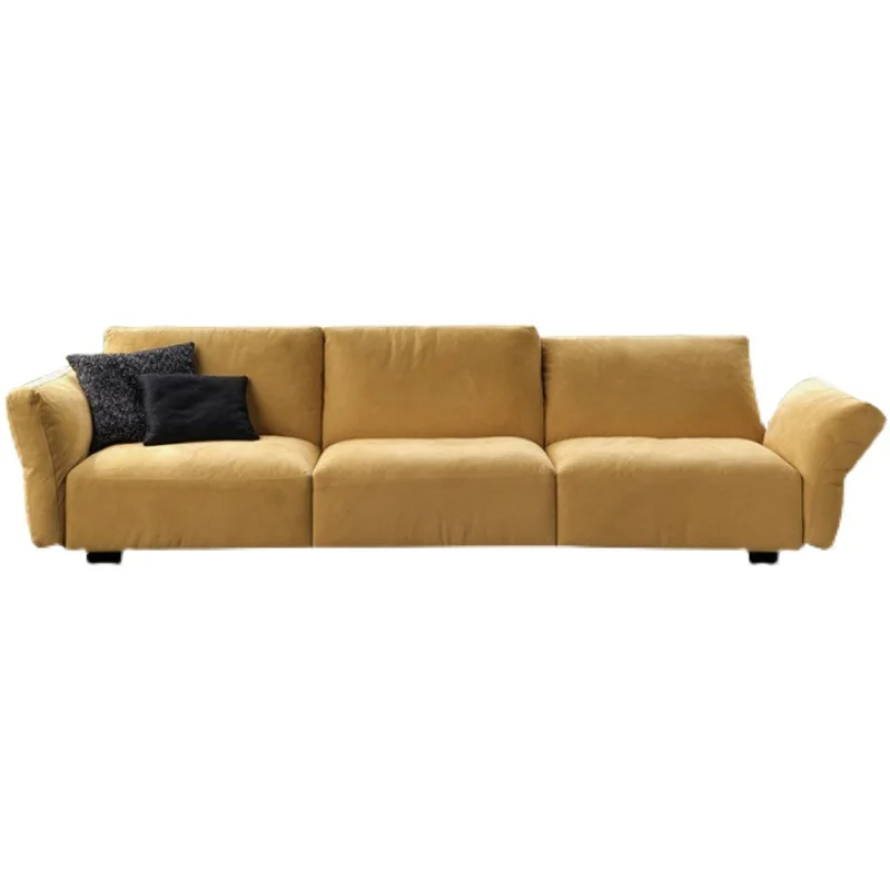 Hot-selling minimalist small apartment down sofa, Nordic light luxury folding designer Italian fabric light luxury furniture