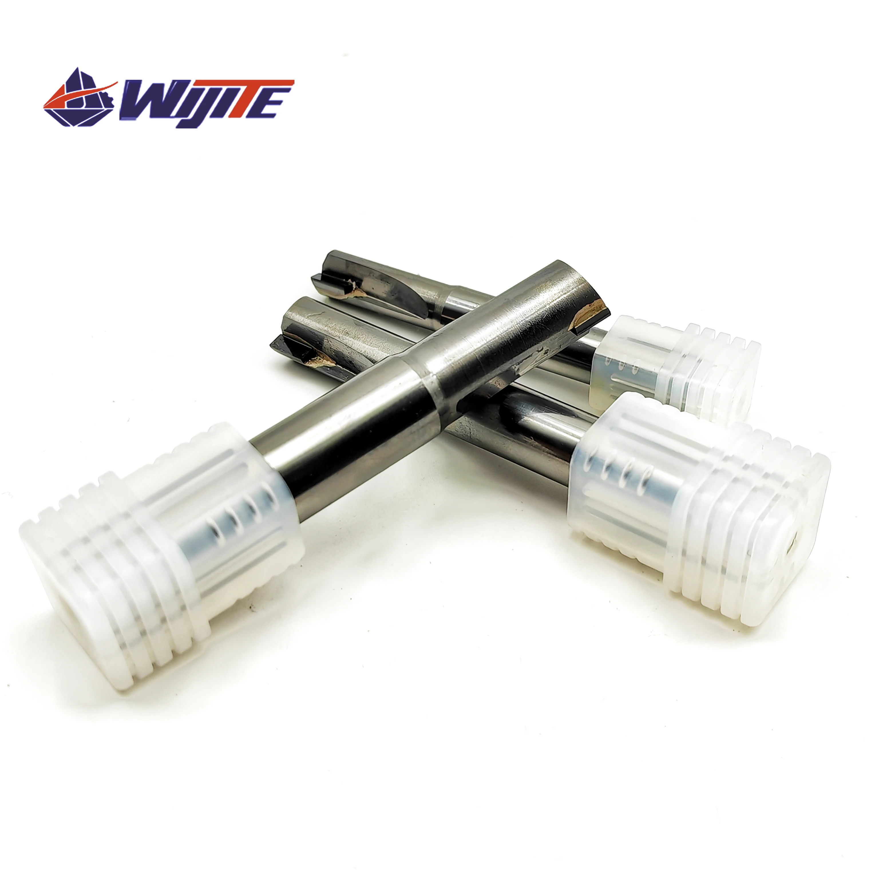 Imagem -02 - Fresa de Diamante Pcd Fibra de Vidro de Fibra de Carbono Ferramenta de Usinagem de Baquelite Cnc Carbide Gravura Bits Moinho de Fim
