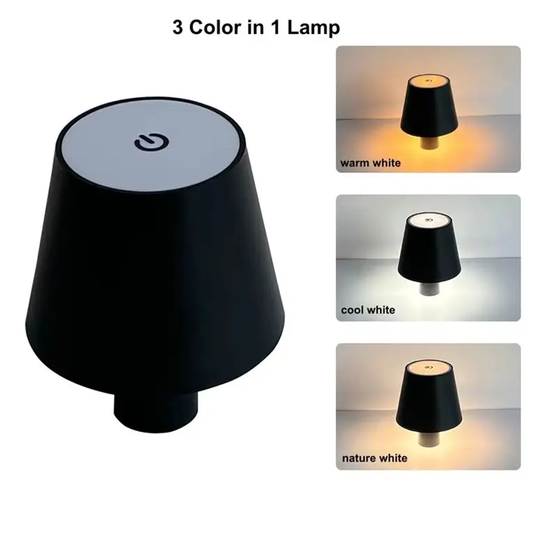 A76K Portable Wine Bottle Lamp Portable Wine Bottle Lamp Ideal For Bar, Cafe & Home Decor