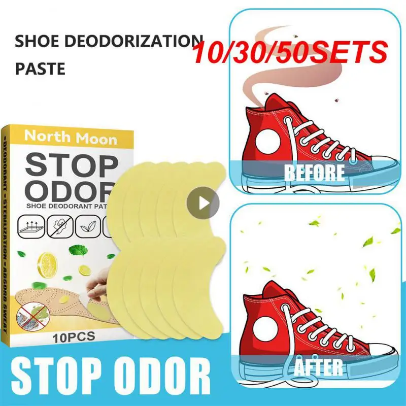 10/30/50SETS Insole Stickers Relieves Athlete's Foot Refreshes Smelly Shoes Fresh Relieve Foot Discomfort Natural