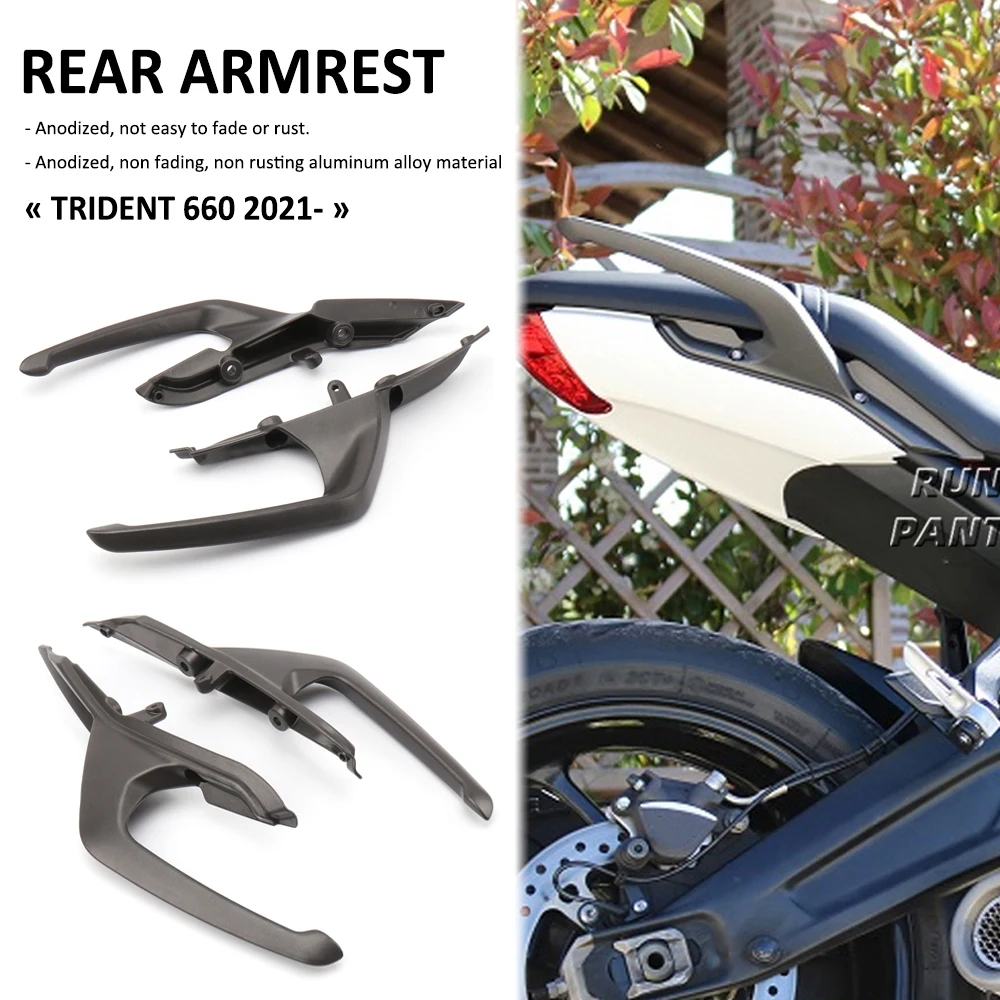 

For Trident660 TRIDENT Trident 660 2021 2022 2023 CNC Motorcycle Passenger Rear Armrest Grab Handle Seat Hand Handle Grab Bar