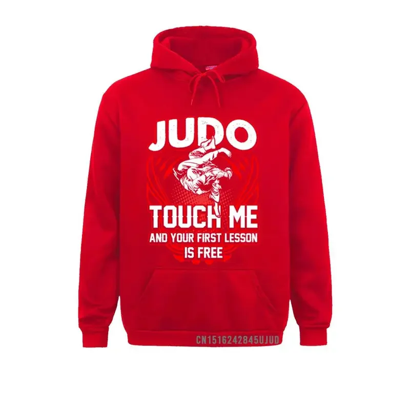 Men's Hood Judo Sweatshirt Me And Your First Lesson Is-Free Sweatshirt Graphic Print Homme Hood Plus Size Pullover