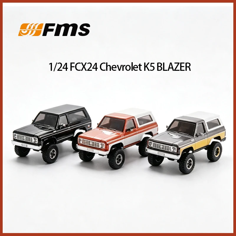 FMS 1/24 Small Scale FCX24 Chevrolet K5 RTR Pickup RC Remote Control Car Desktop Climbing Car Enthusiasts Adult Child Toy Gifts