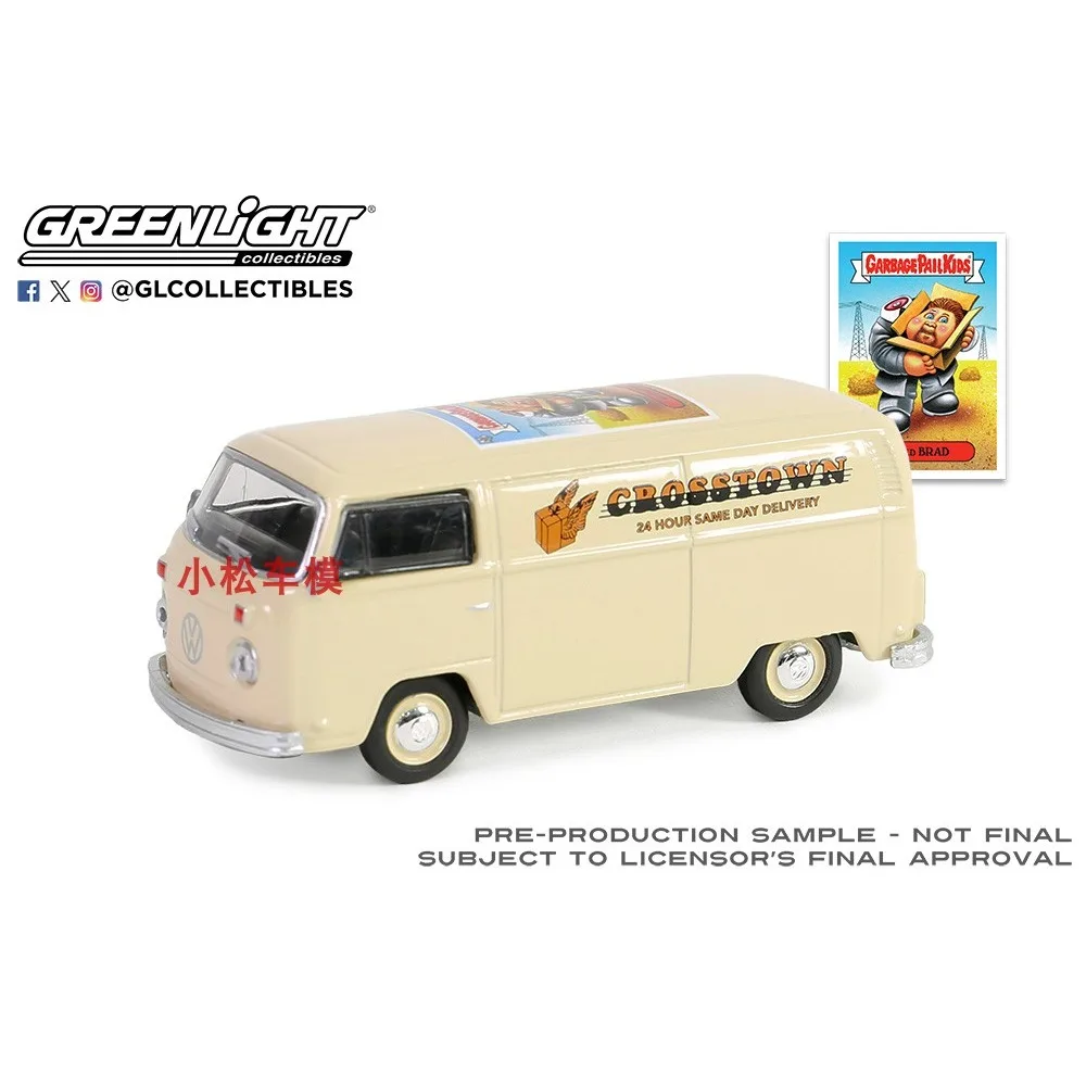 

1:64 Garbage Can Children's Series 6 Boxing Brad -1979 Volkswagen T2 Van Advanced Collection Ornament Car Models