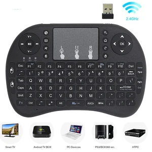 I8 2.4g Mini teclado inalámbrico con control remoto del panel táctil del mouse Air para la caja de televisión Android PC Smart TV 8 mejores ventas de control remoto de Apple TV - №1