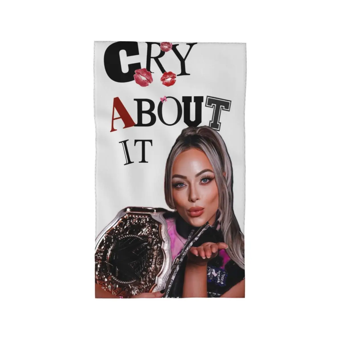 Custom Liv Morgan Soft Face Towel Quick Dry Pool Bath Cotton Towels Breathable
