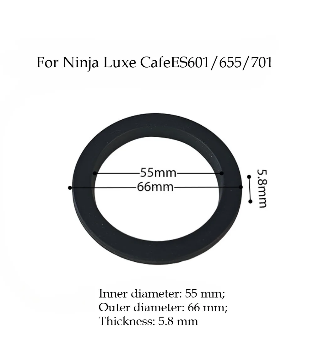 Coffee Machines Silicone Group Gasket 66mm Group Head Kit For Ninja ES601 Coffee Machines O-Ring Gasket Leak-Proof Seal